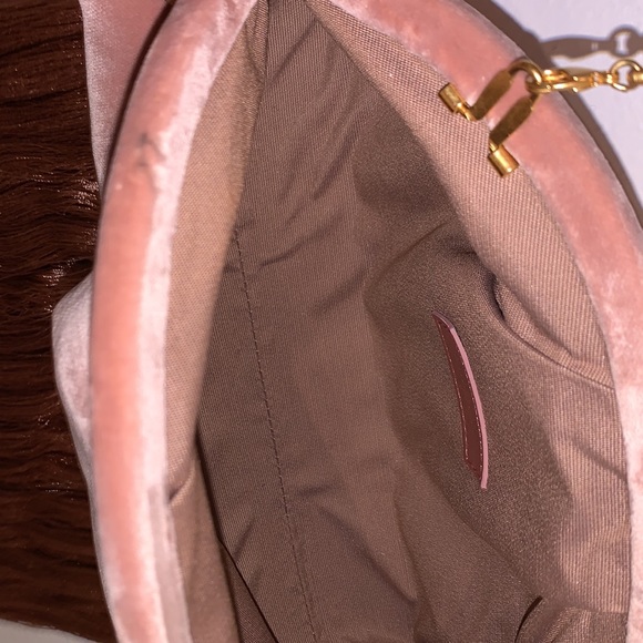 ZIMMERMANN velvet fringe pouch in pink - Picture 12 of 13